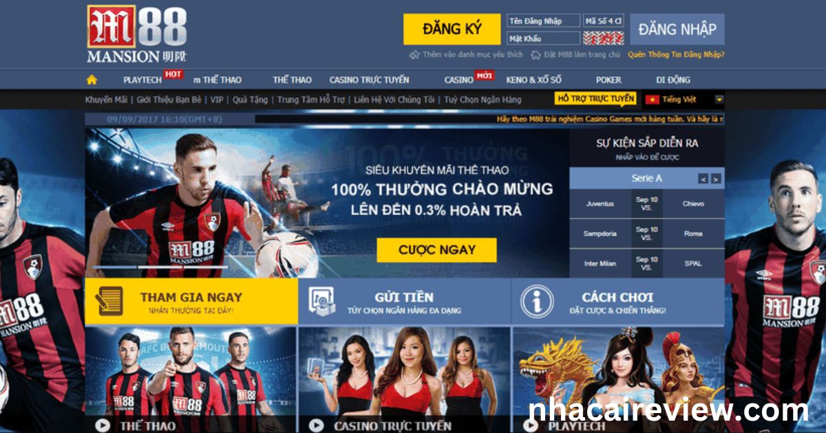 M88 Nhà cái M88 là cái tên uy tín hàng đầu tại Châu Á